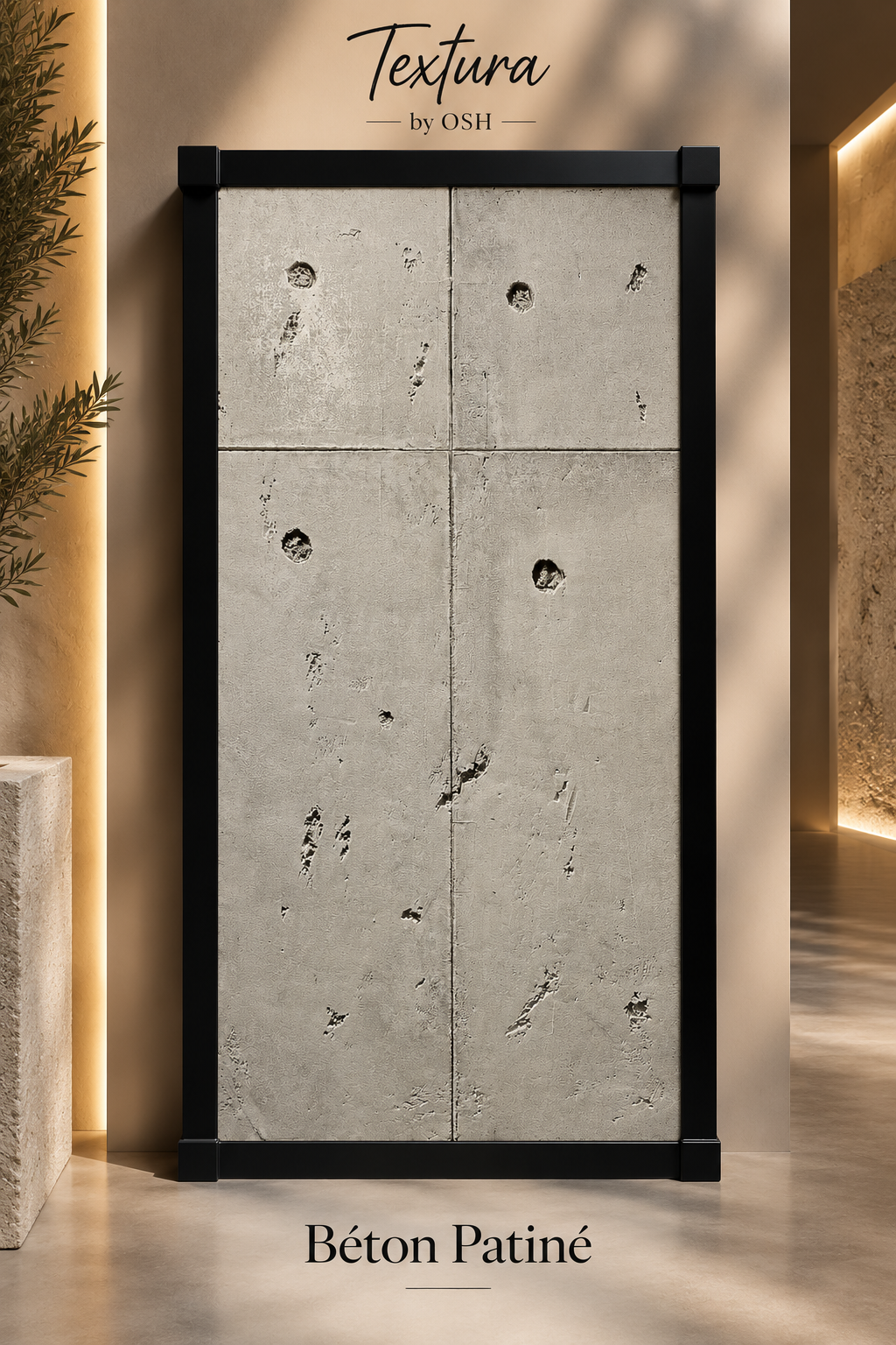 Béton patiné