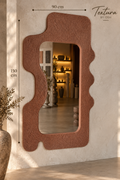 Miroir terre brute 150/90